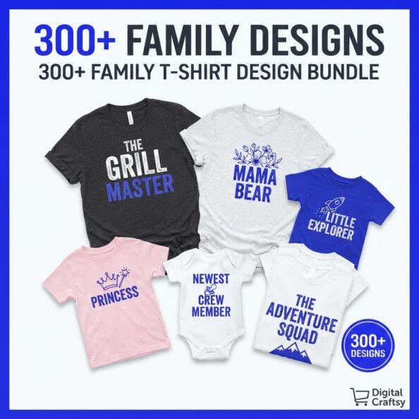 300+ Family-Themed T-Shirt Design Collection - Image 3