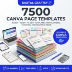 7500 Canva Page Templates