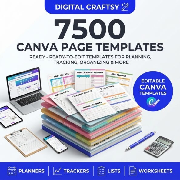 7500 Canva Page Templates